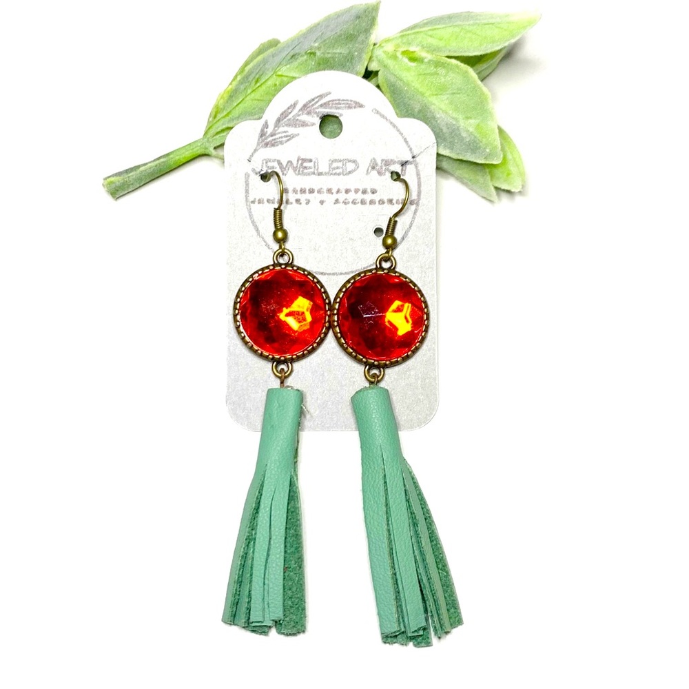 JEWELED ART Handcrafted | Boho Gypsy Tassel Earrings | BoHo Collection